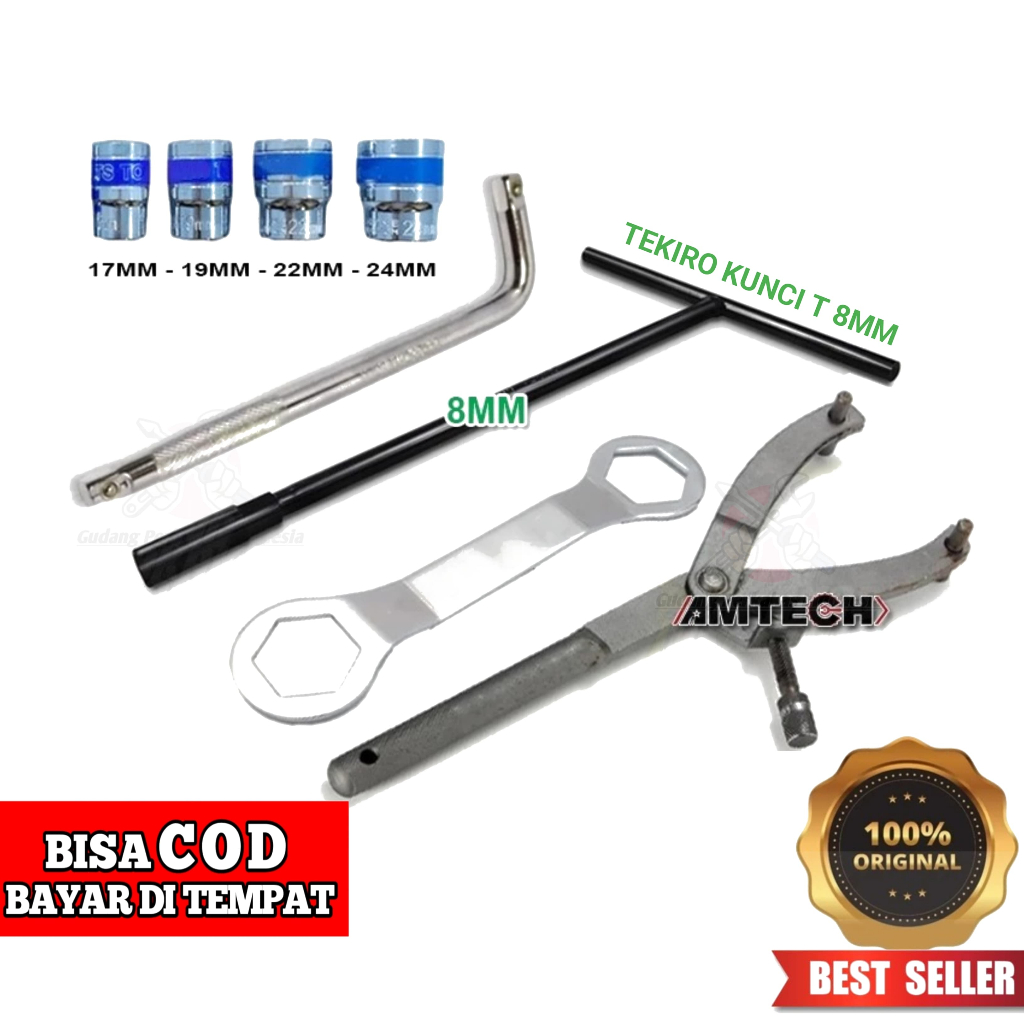 AMTECH PAKET CVT / KUNCI CVT LENGKAP / KUNCI CVT / TREKER CVT PALING LENGKAP / ALAT BUKA CVT / ALAT 