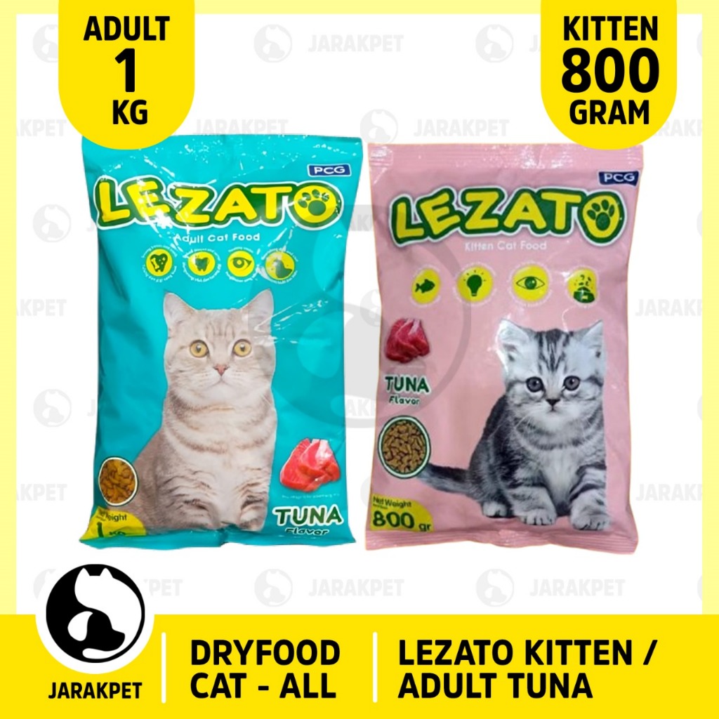 Lezato adult tuna 1Kg - Lezato kitten tuna 800gram - Lezzato Kitten tuna - Lezzato Adult tuna - Leza