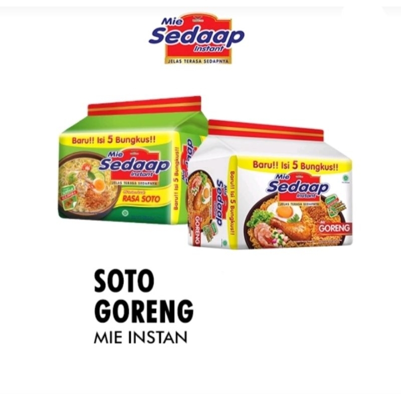 

Mie Sedaap isi 5pcs (Goreng Kuah)