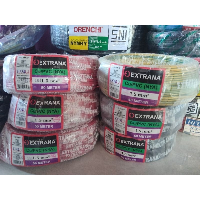 Kabel Tembaga NYA EXTRANA 1,5 50M