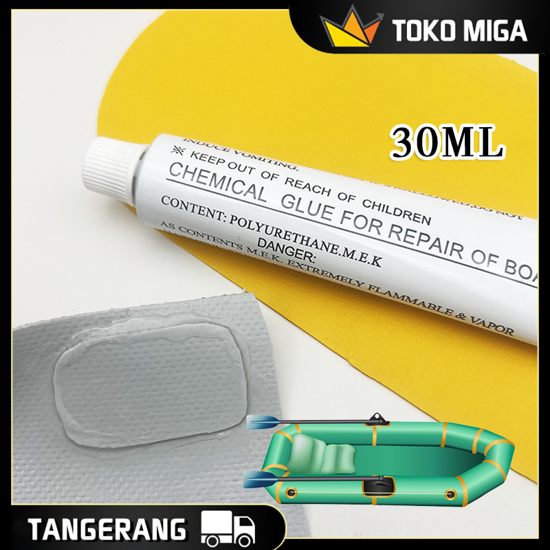 30ML Lem Kolam Renang Anti Bocor Tahan Air Lem Perahu Karet PVC Lem Ban Renang Bocor Super Kuat Lem 