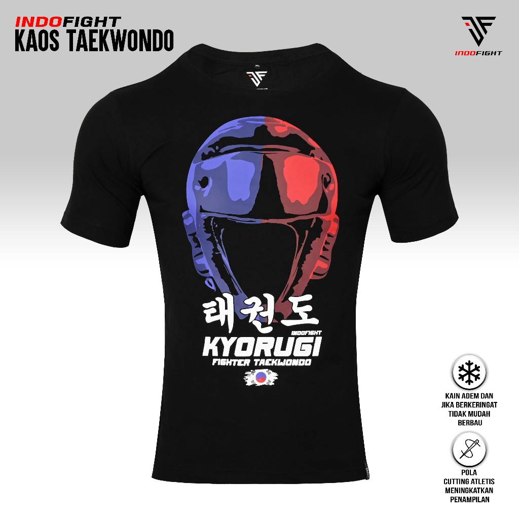 KAOS TAEKWONDO HANZO, BAJU TAEKWONDO, TSHIRT TAEKWONDO