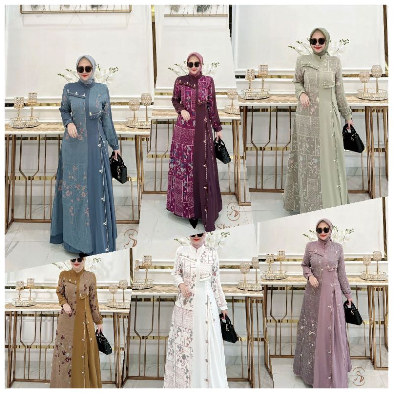 Gamis Dress Terbaru Renata couple by Shinbie