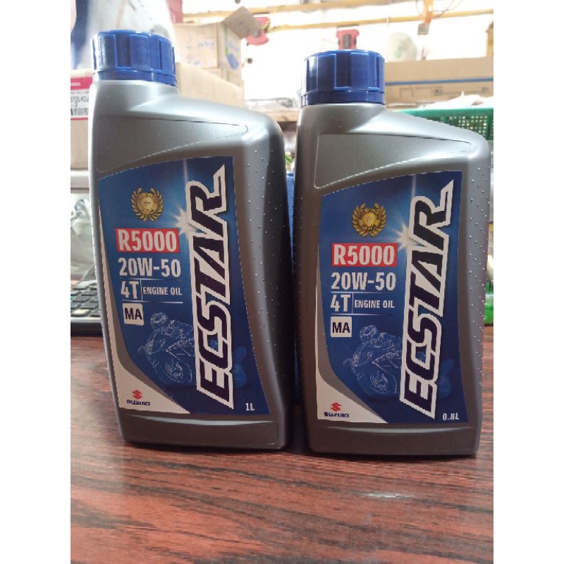 Oli mesin Suzuki Ecstar 0,8L & 1L 20W-50