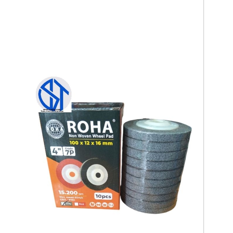 Poles non woven 4 inch ROHA WOVEN WHEEL PAD