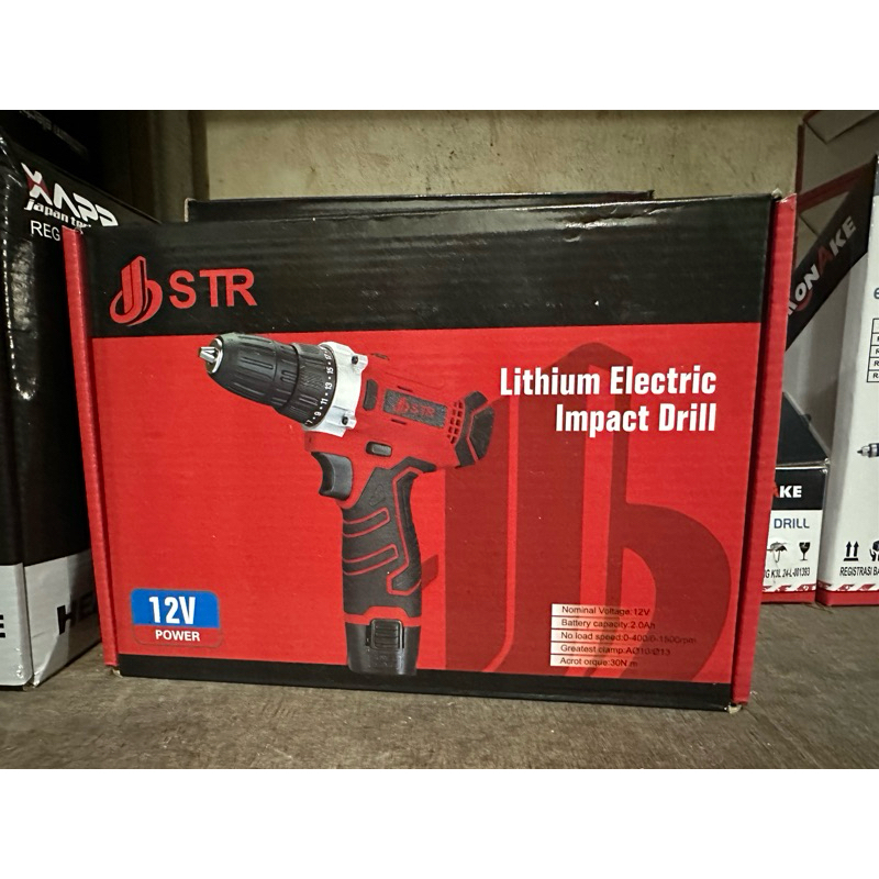Bor cordless 2 batrai STR / Bor ces dapat 2 batrai