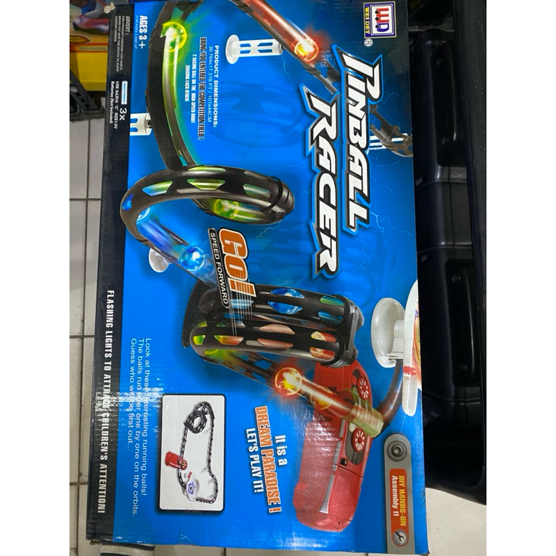 mainan pinball racer track pinball