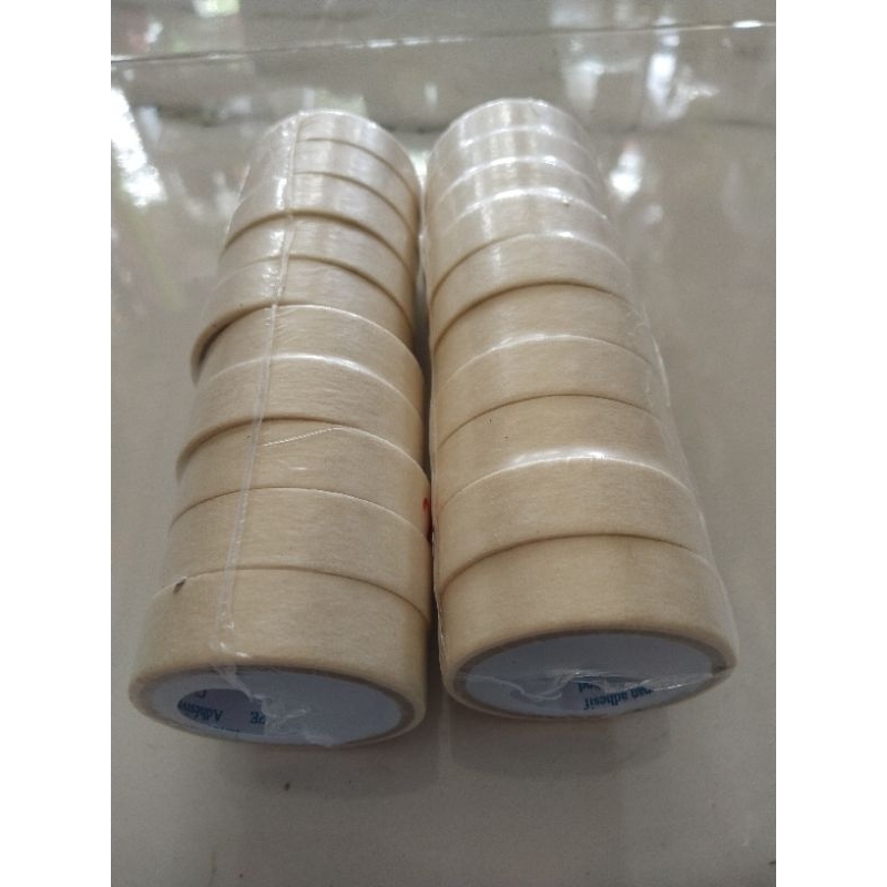 

solatip kertas putih / isolasi /solasi / Tape 1slot isi 10