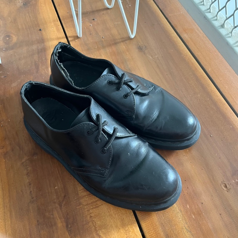 dr martens 1461 mono black smooth sz 39 3 eye hole