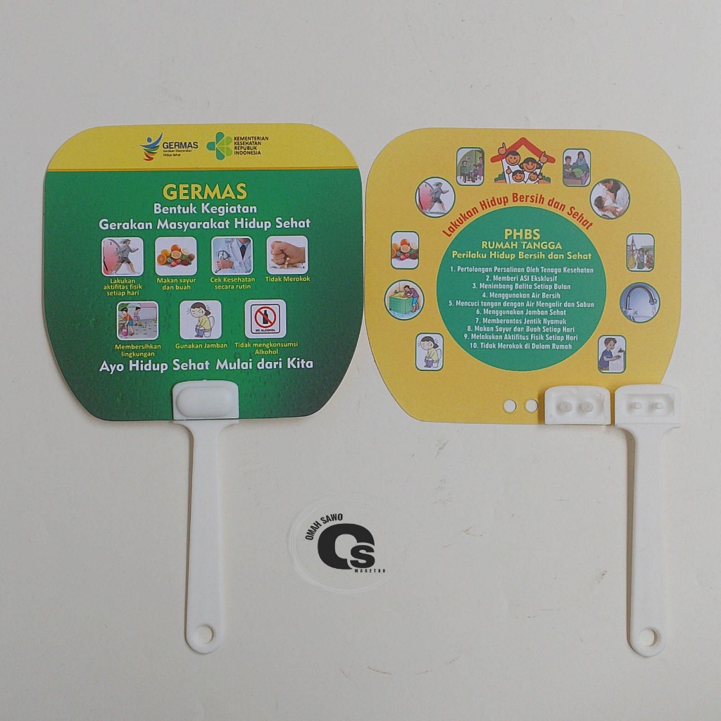 Kipas Germas - PHBS di Rumah Tangga - Souvenir Kesehatan