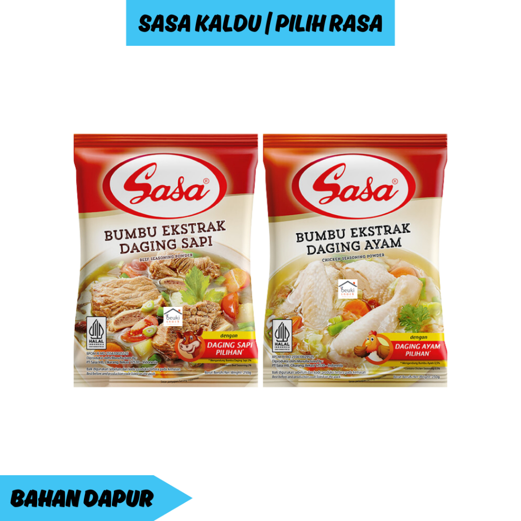 

Sasa Kaldu Bumbu 250gr Berbagai Varian Pilih Rasa