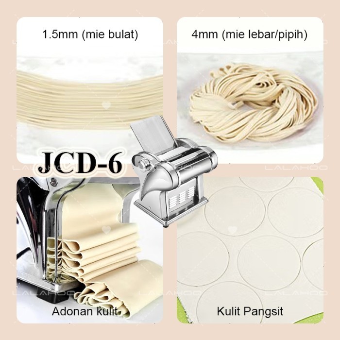 (Beli 1 gratis 5) Mesin mie listrik gilingan mie listrik otomatis 135W Kue bawang Listrik Pembuat Mi