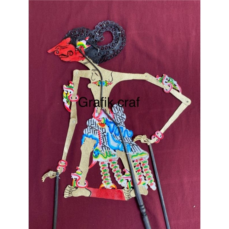 wayang kulit asli murah wisanggeni/wisanggeni/wayang kulit