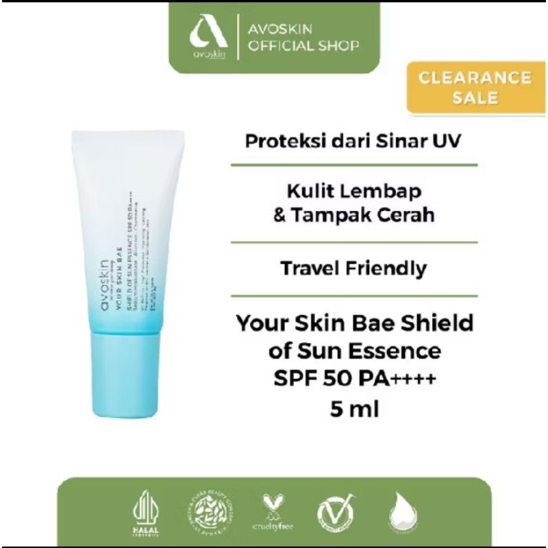 AVOSKIN MINI SUNSCREEN SPF 50+++ 5ML