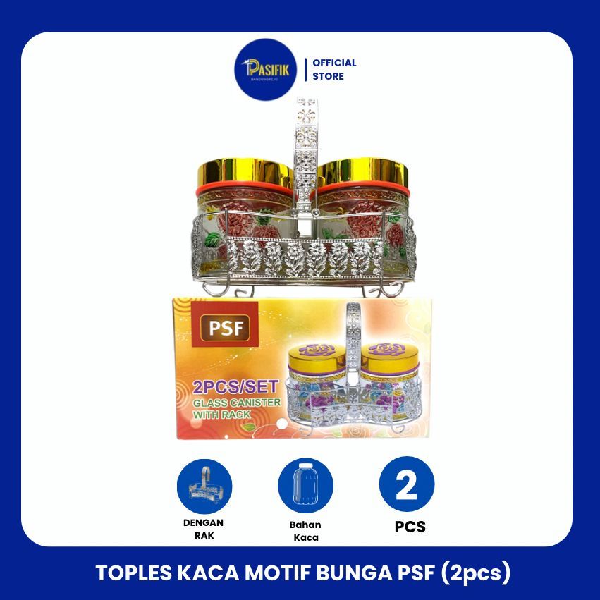 TOPLES KACA MOTIF BUNGA DENGAN RAK / TOPLES KACA LEBARAN ( ISI 2 )