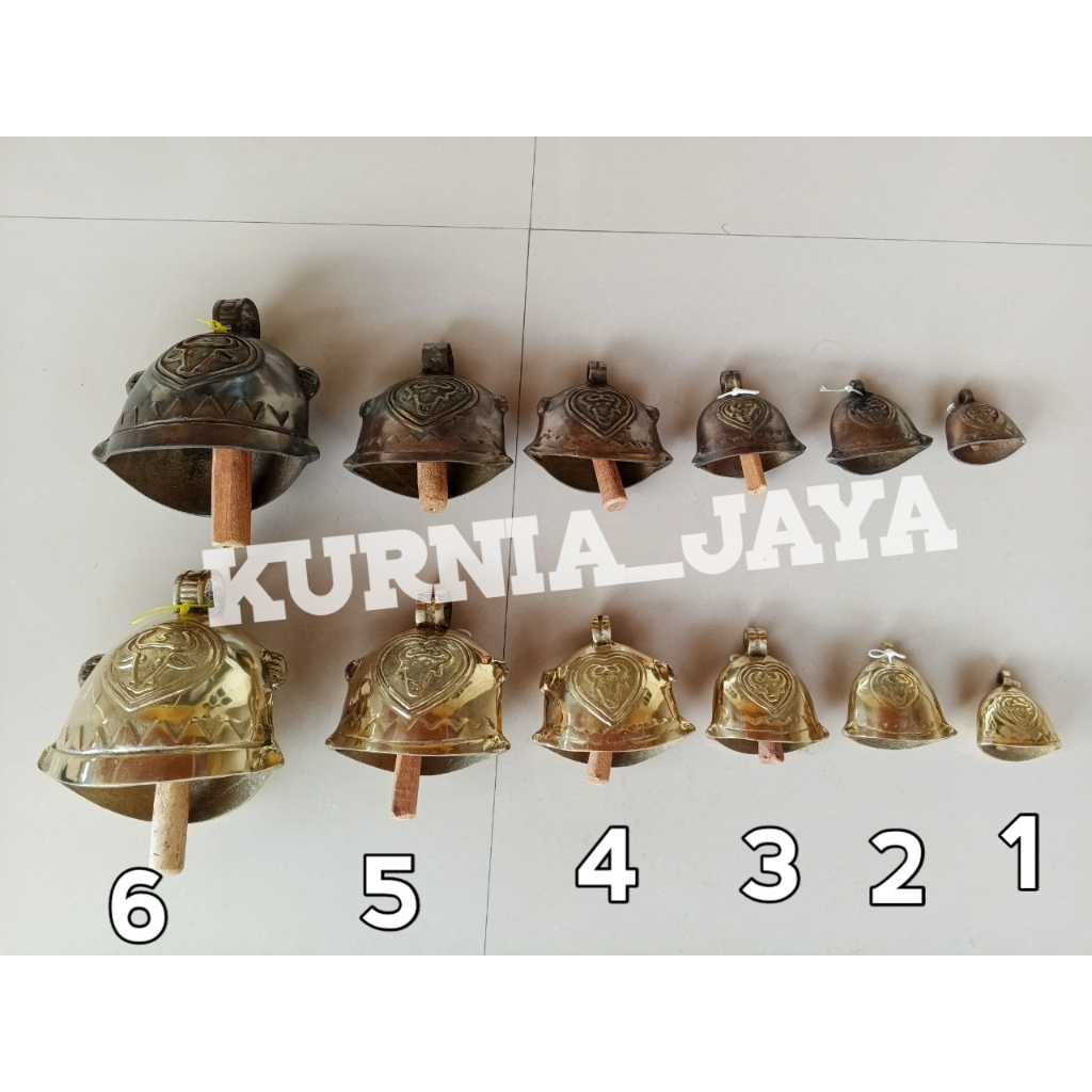 KLUNTUNGAN SAPI BAHAN KUNINGAN / GENTO KUNINGAN