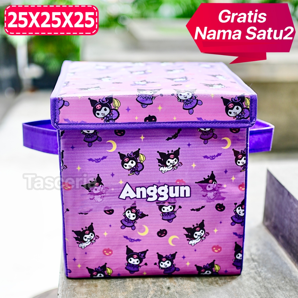 

Storage Kotak mainan Anak Custom Kuromi Purple