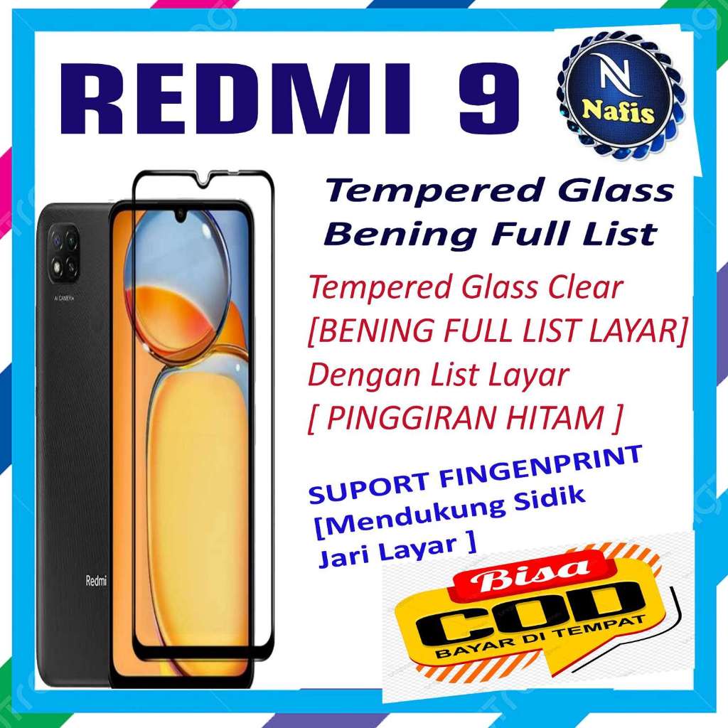 Tempered  Glass   Redmi 9