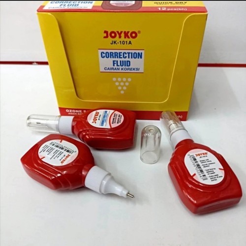 

JK 101 A Tipex Cair Correction Liquid Koreksi Cairan Penghapus Joyko JK-101A