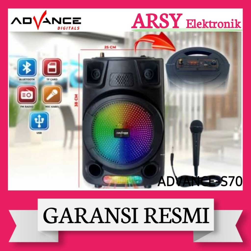AUDIO DIGITAL ADVANCE S70/ADVANCE AUDIO DIGITAL S70 GARANSI RESMI