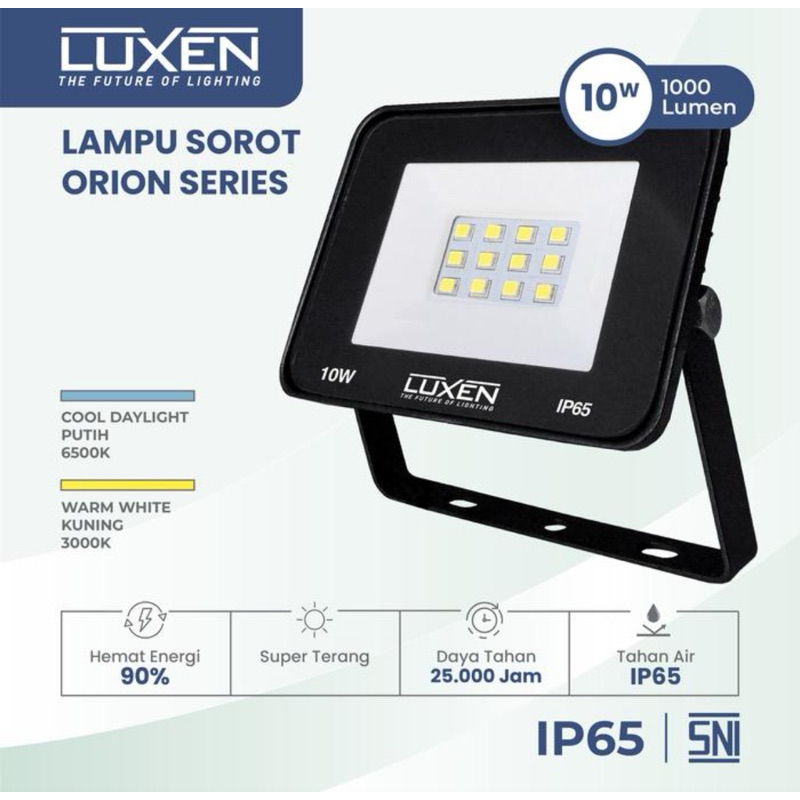 LUXEN ORION floodlight 10W / Flood light lampu sorot / IP65