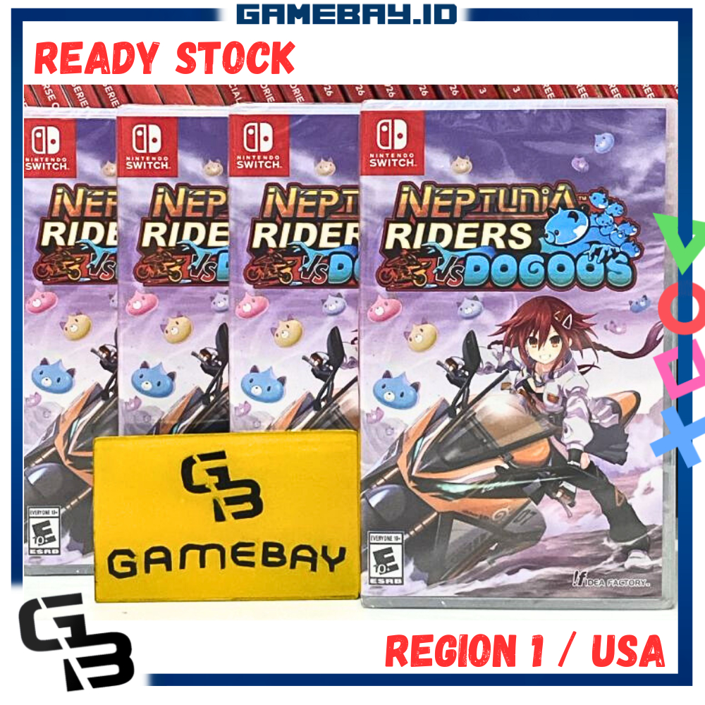 Nintendo Switch Neptunia Riders vs Dogoos