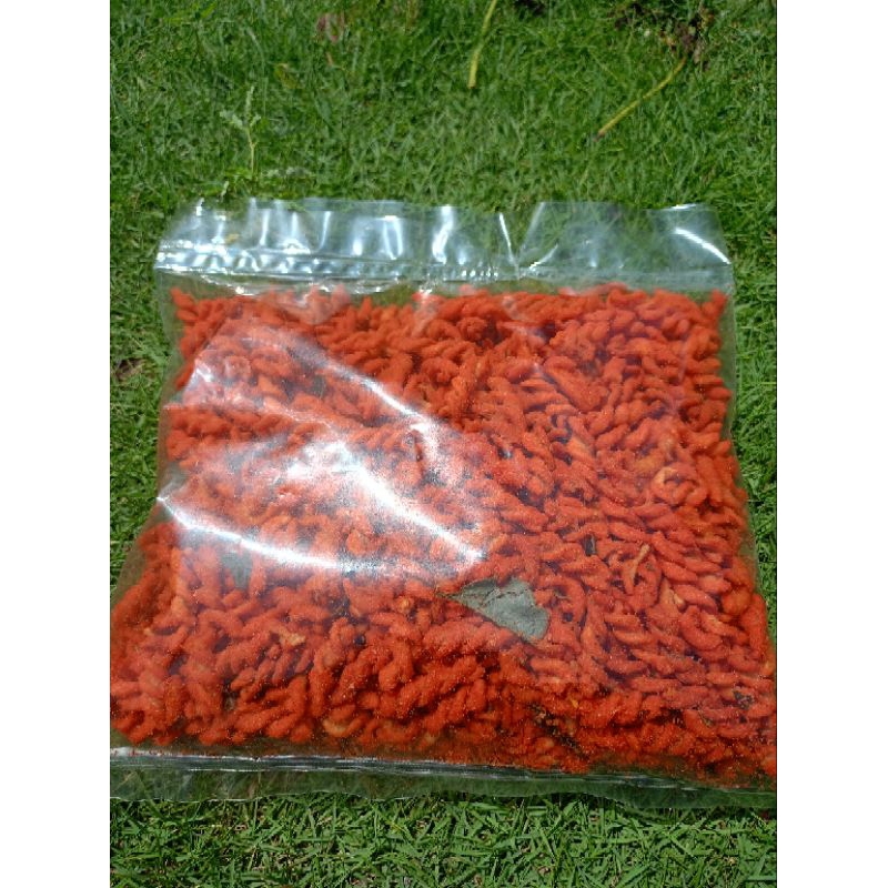 

Makaroni spiral ulir pedas gurih daun jeruk 500gram