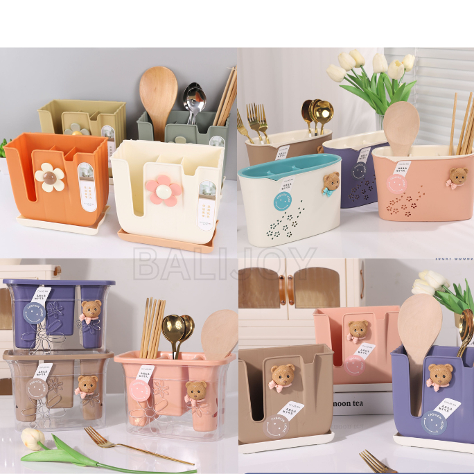 TEMPAT SENDOK LUCU / TEMPAT SENDOK PLASTIK / TEMPAT SENDOK AESTHETIC / TEMPAT SENDOK GARPU / WADAH S