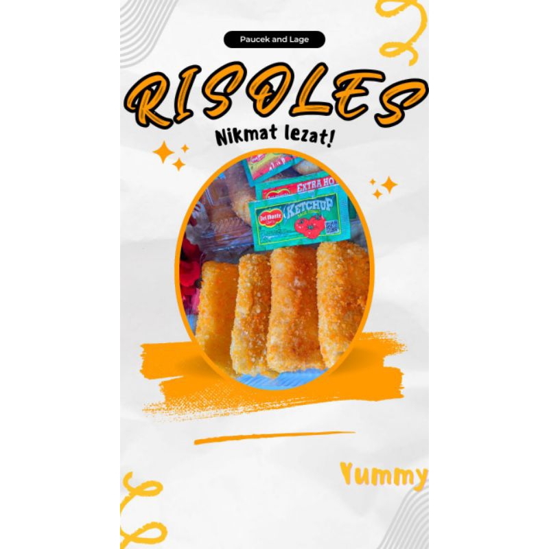 

RISOLES Enak Gurih Tinggal Goreng