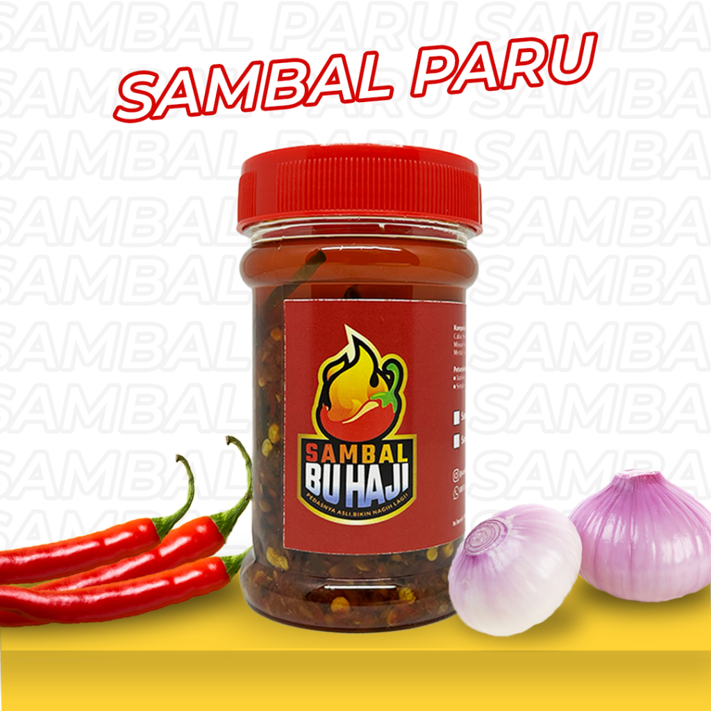 

Sambal Bu Haji - Sambal Paru - Sambal Pedas