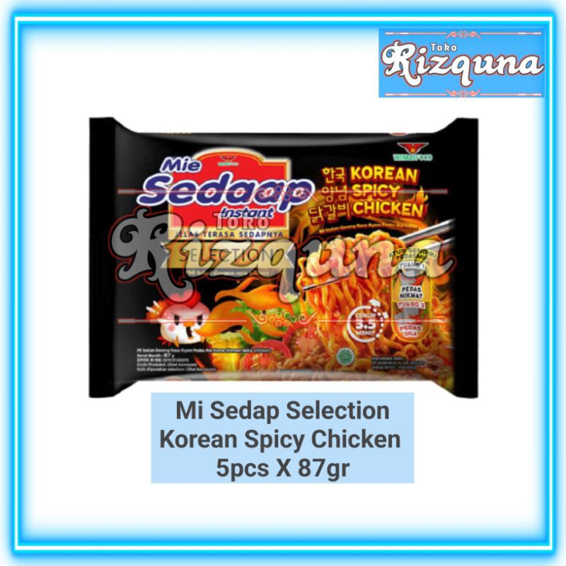 

Mie Sedaap Selection Korean Spicy Chicken 87gr | Harga untuk 5pcs