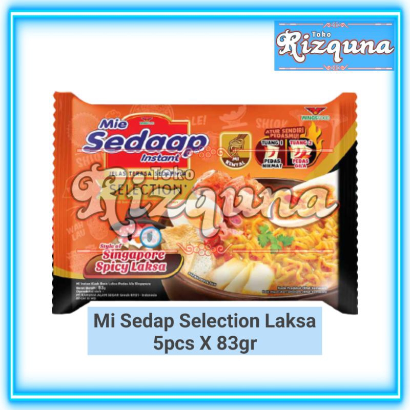 

Mie Sedaap Selection Singapore Spicy Laksa 83gr | Harga untuk 5pcs