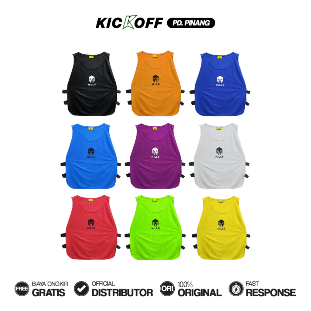 ROMPI TRAINING MILLS / ROMPI FUTSAL MILLS / ROMPI SEPAK BOLA MILLS TRAINING BIBS 9002