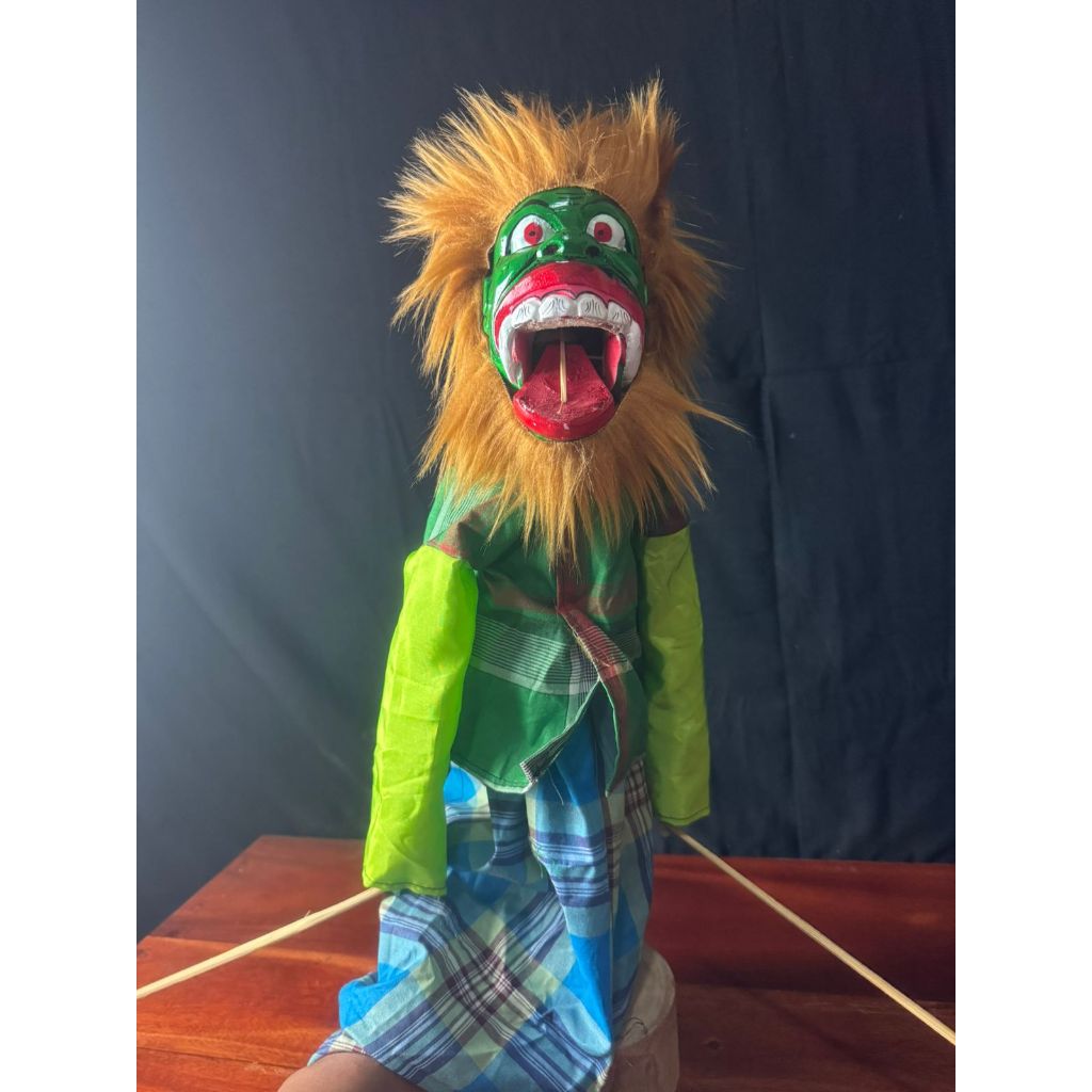 Wayang Golek Buta Calawak Tinggi 30cm