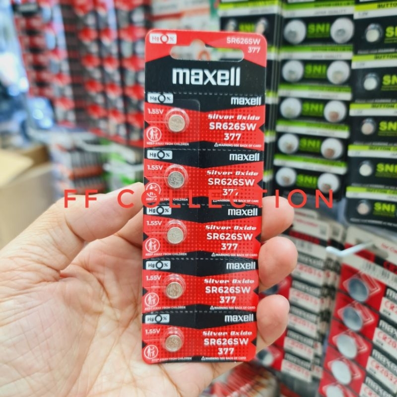 FF ✅️ MAXELL MADE IN JAPAN SR626SW 377 626 SR 626 SW BATERAI JAM TANGAN ORIGINAL