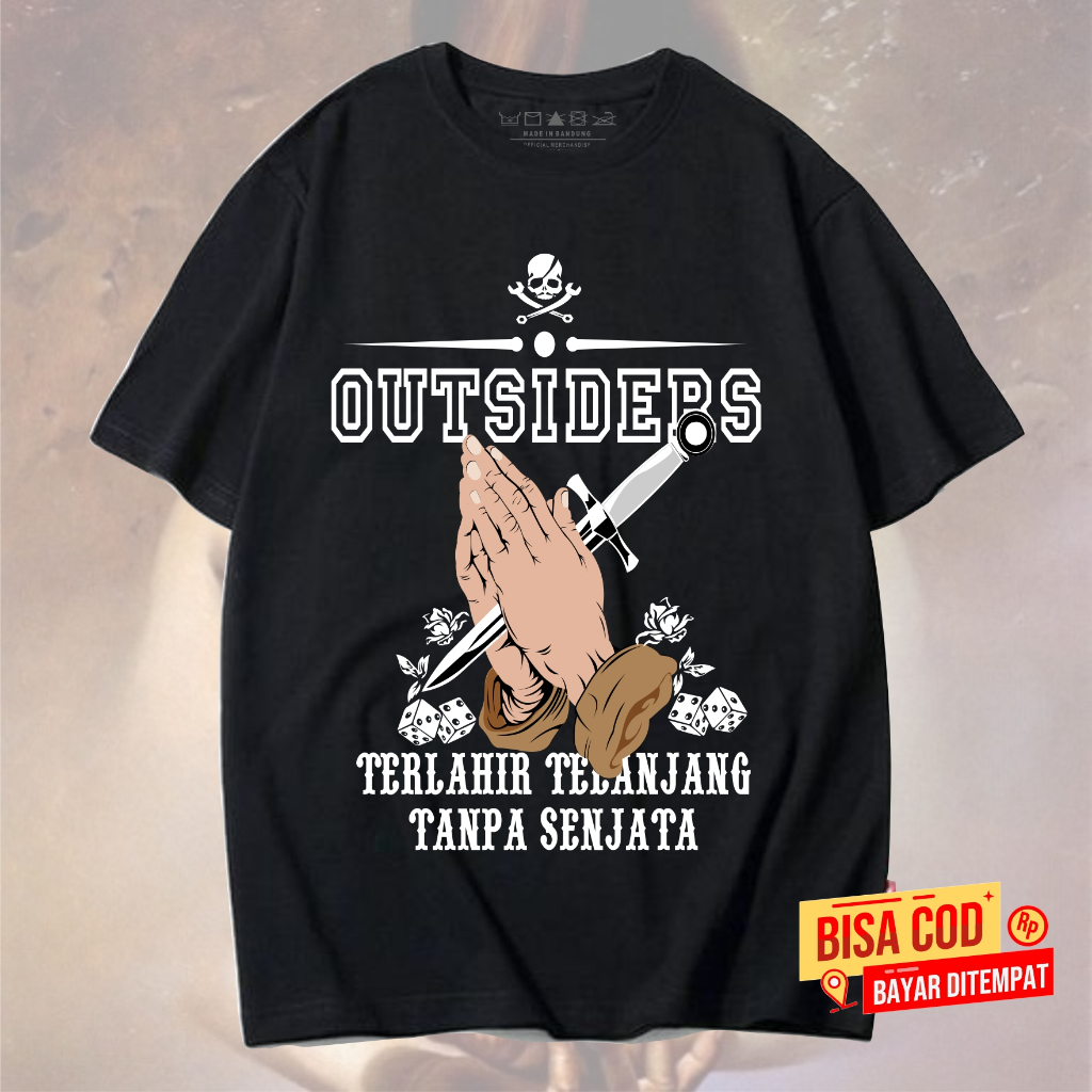 KAOS SID SUPERMAN IS DEAD SID BELATI TUHAN pendek pria band original distro - T-Shirt pendek SID LAD