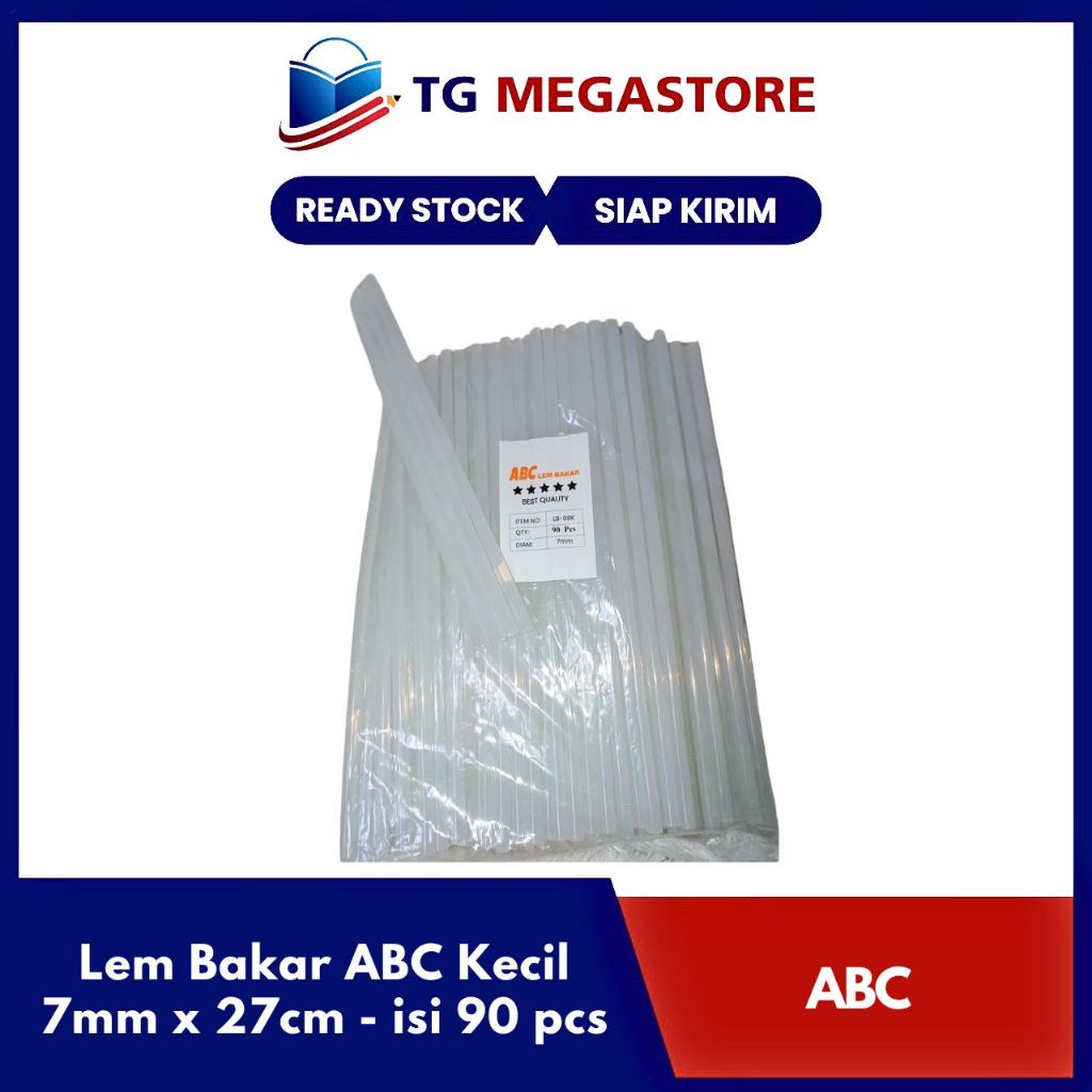 

Lem Bakar ABC Kecil LB-08K 7mm x 27cm - isi 90 pcs