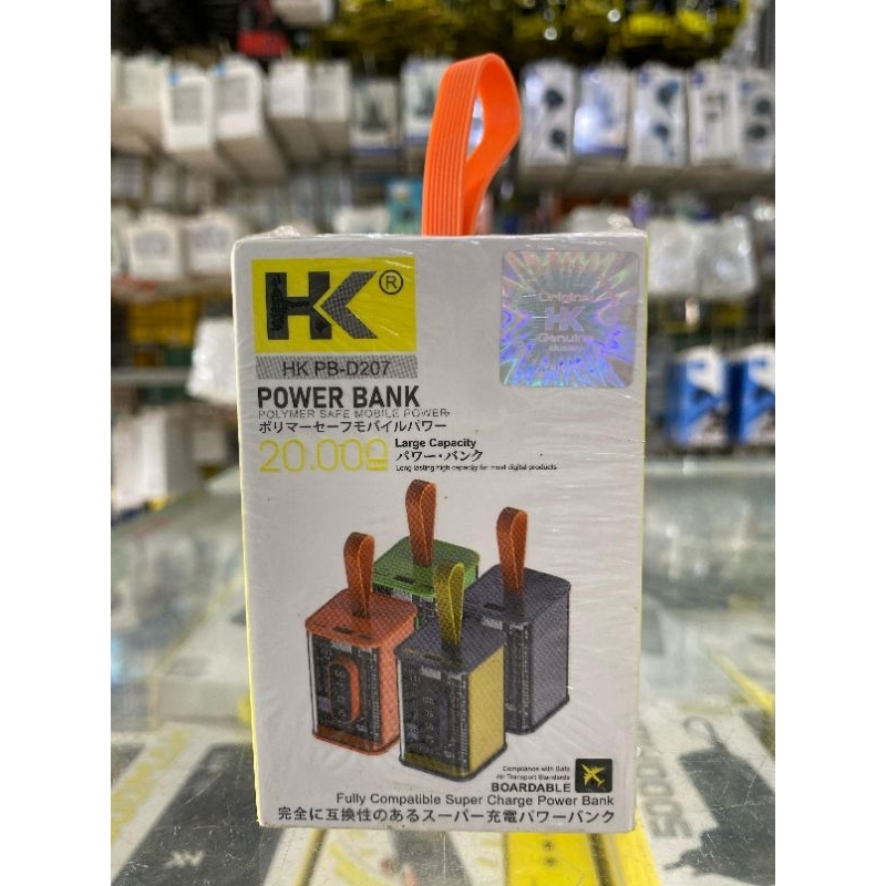 powerbank HK PB-D207 Original 20.000mAH LED