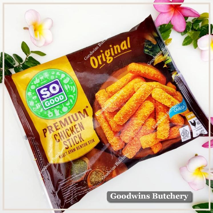 

Chicken stick nugget premium SoGood frozen ayam So Good Food 400g