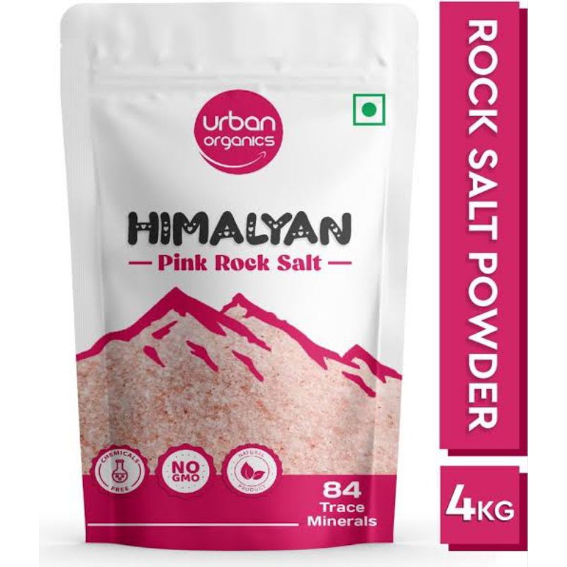

URBAN ORGANICS HIMALYAN PINK ROCK SALT POWDER 4KG PREMIUM