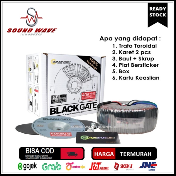 TRAFO TOROID 40A CT 65V - 56V DONAT BLACKGATE
