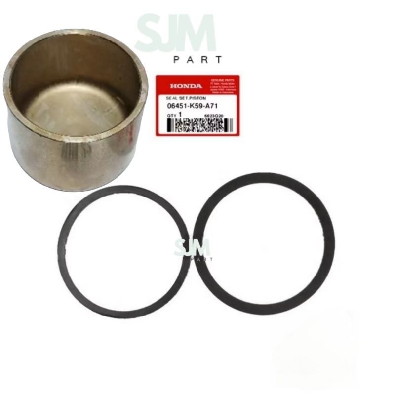 SEAL SET PISTON SIL PISTON SET KALIPER REM CAKRAM DEPAN HONDA VARIO 150 eSP VARIO 125eSP GENIO 45118