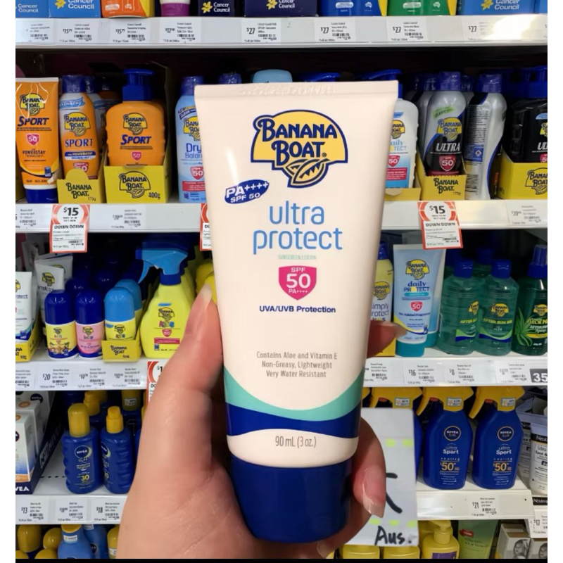 Banana boat ultra protect faces sunscreen spf 50
