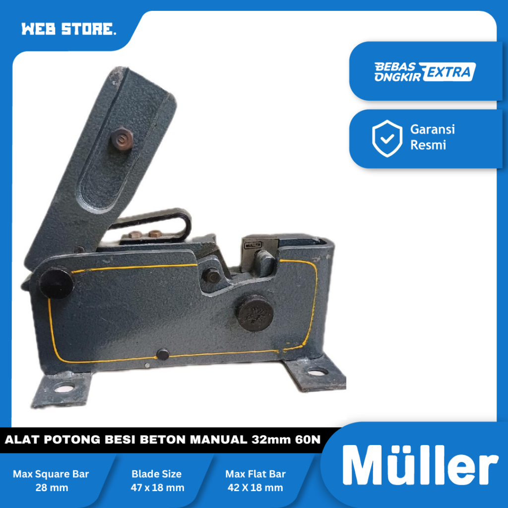 Alat Potong Besi Beton Muller 32mm 32 mm Gunting Besi Beton 60N32