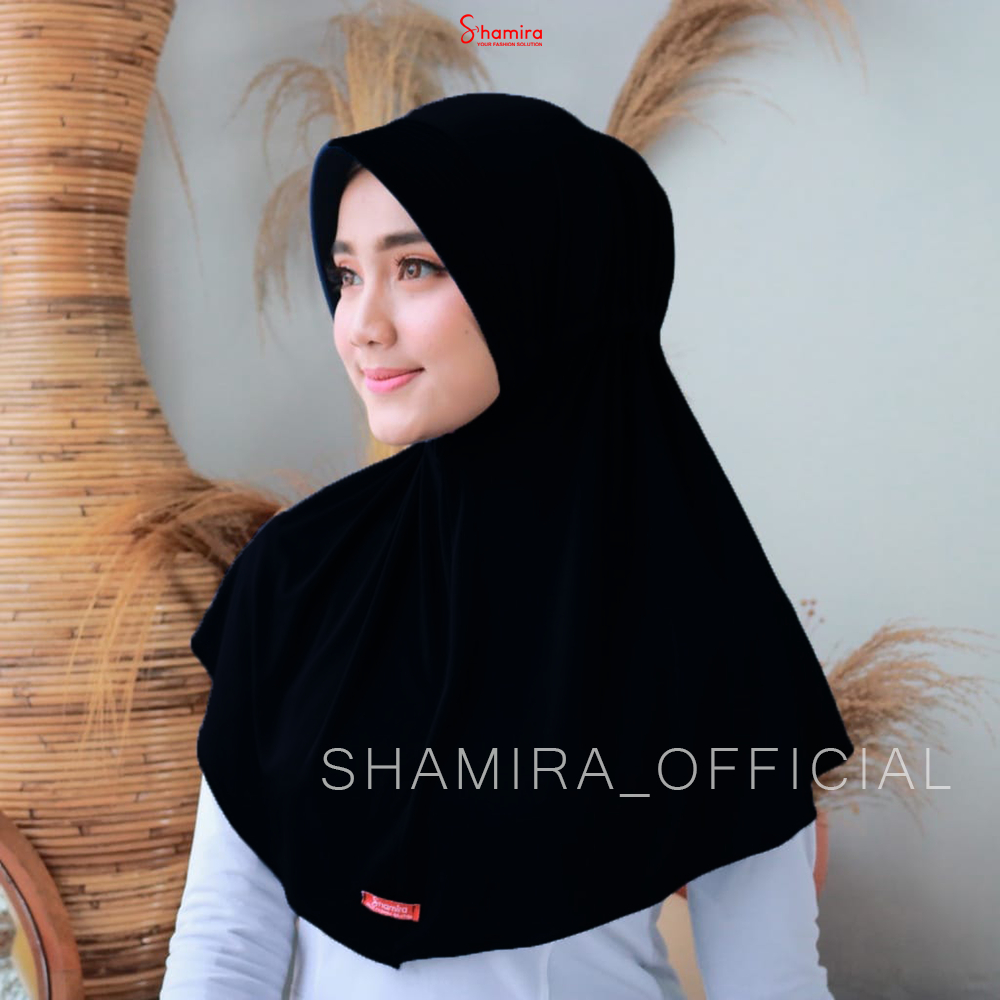 Jilbab Serut Jokowi Instan Jersey Premium Daily Hijab By Shamira Official