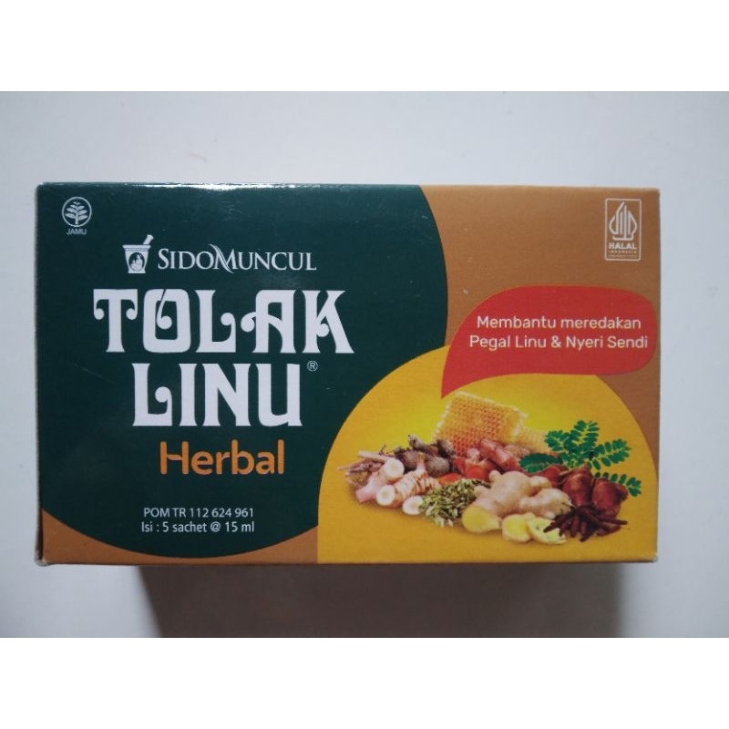 

Sido Muncul Tolak Linu Herbal Kemasan 1 Pack isi 5 Sachet