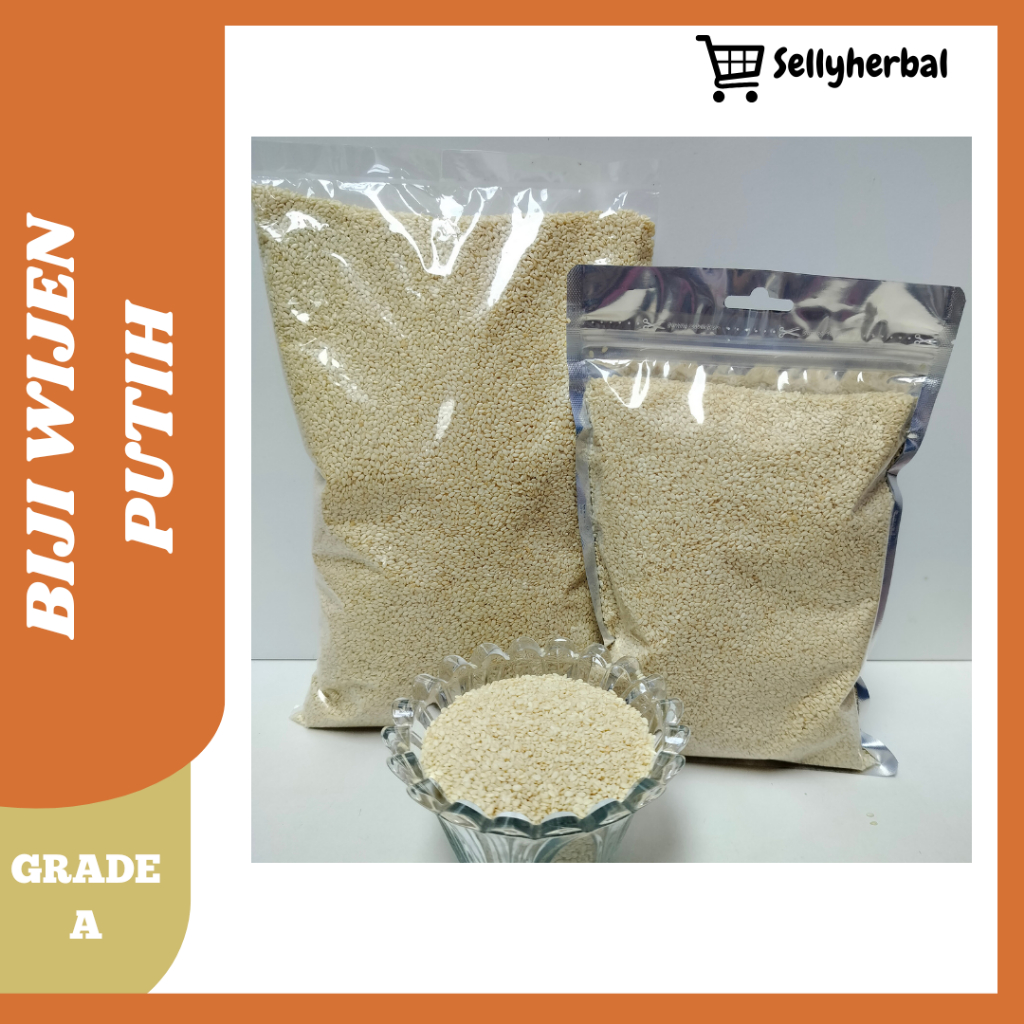 

BIJI WIJEN PUTIH | BIJI WIJEN MENTAH ORGANIK | 1KG