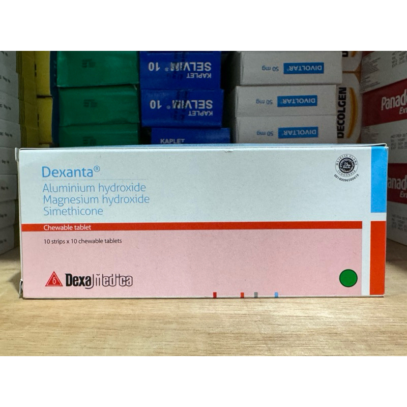 DEXANTA ( 1 BOX = 100 TABLET ) - Obat Maag