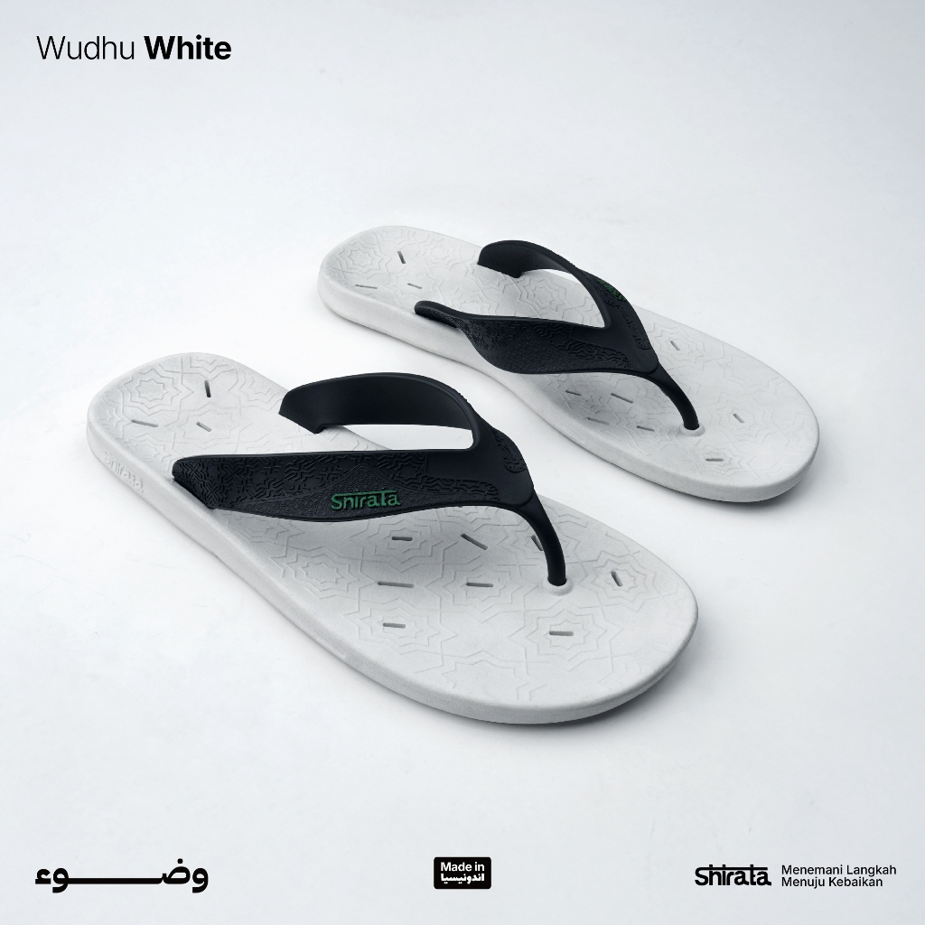 Shirata Wudhu - Sandal Sholat Pria Wanita Anti Slip Basah saat Wudhu di Kamar Mandi Masjid