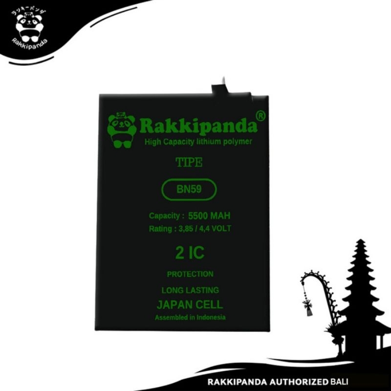 rakkipanda bn59 baterai redmi note 10 4G / batre redmi note 10 4G bn59 rakkipanda / batre rakkipanda
